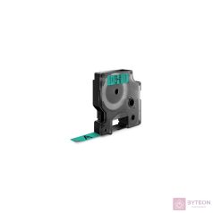 DYMO címke LM D1 alap 12mm fekete betű / zöld alap
