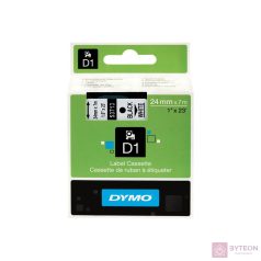 DYMO címke LM D1 alap 24mm fekete betű / fehér alap