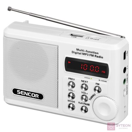 Sencor SRD 215 W Zsebrádió Fehér