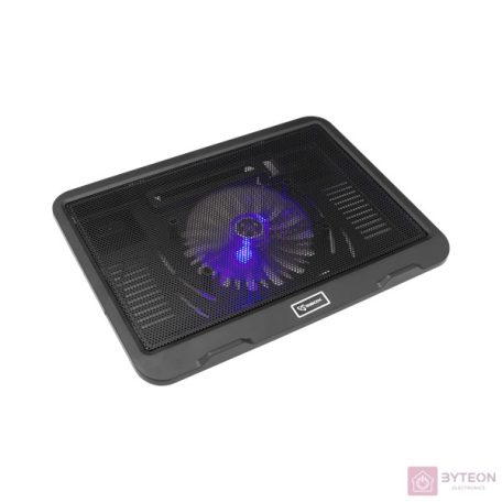 Sbox CP-19 laptop hűtő - Fekete
