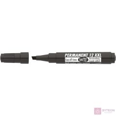 ICO Permanent 12 XXL 1-4mm Alkoholos marker - Fekete