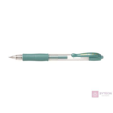 Pilot G-2 Metallic nyomógombos zseléstoll - 0.32 / zöld