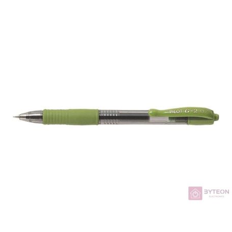 Pilot G-2 nyomógombos zseléstoll - 0.32 / világoszöld