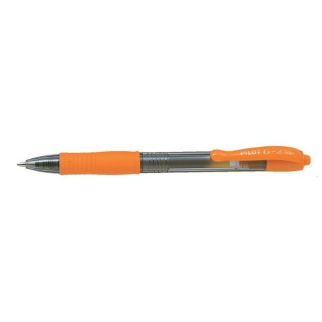 Pilot G-2 nyomógombos zseléstoll - 0.32 / narancssárga