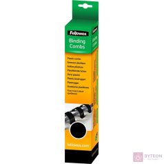 Fellowes 12mm műanyag spirál 56-80 laphoz - Fekete (25 db)