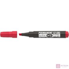 ICO Permanent 12 XXL 1-4mm Alkoholos marker - Piros
