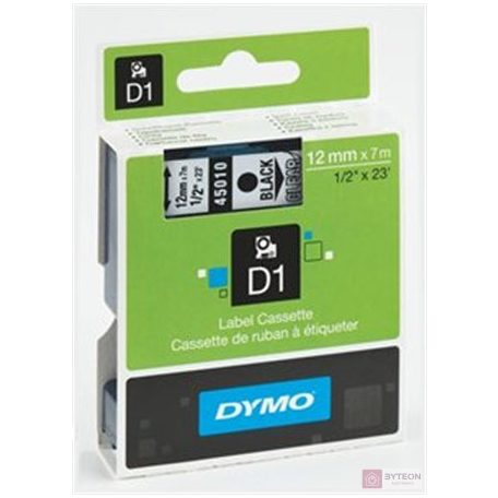 Dymo D1 9mm Festékszalag - Fehér alapon kék