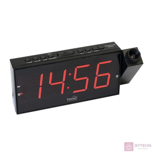 Somogyi LTCP 01 Digitális LED ébresztőóra projektorral - Fekete