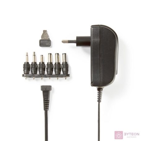 Nedis Univerzális hálózati adapter (3-12V / 1.5A) Fekete