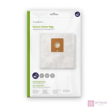 Nedis DUBG120SAM10 Porszívózsák Samsung VP77 helyettesítő (10 db / csomag)