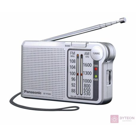 Panasonic RF-P150DEG-S Hordozható Rádió - Ezüst