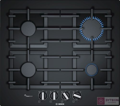 Bosch PPP6A6B90 Serie 6 Gázfőzőlap FlameSelecttel - Fekete
