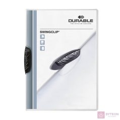 Durable Swingclip 30 A4 klipes gyorsfűző mappa - Fekete