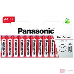 Panasonic Red Zinc AA Tartós Ceruzaelem (12db/csomag)