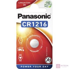 Panasonic CR1216 Lítium Gombelem (1db/csomag)