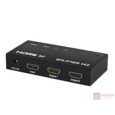 SAVIO HDMI - HDMI x 2 Splitter Fekete