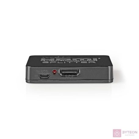 Nedis 2 Portos HDMI Elosztó Fekete (1 PC - 2 Kijelző)