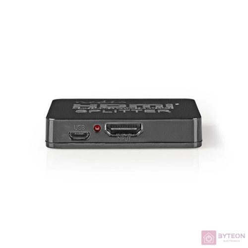 Nedis 2 Portos HDMI Elosztó Fekete (1 PC - 2 Kijelző)