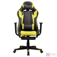 Iris GCH204 Gamer szék - Fekete/Sárga