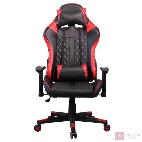 Iris GCH202 Gamer szék - Fekete/Piros