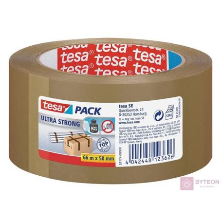 Tesa 50 mm x 66 m Csomagolószalag - Barna