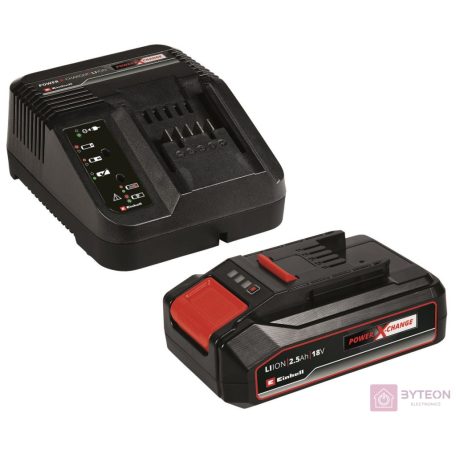 Einhell PXC Starter Kit 18V Akkumulátor és Töltő Készlet 2,5Ah