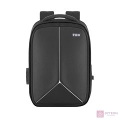   TOO 15.6" Lopásbiztos/USB portos notebook hátizsák - Fekete