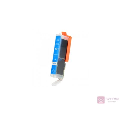 ECO (Canon CLI-571XL) Tintapatron Cián (Chipes)