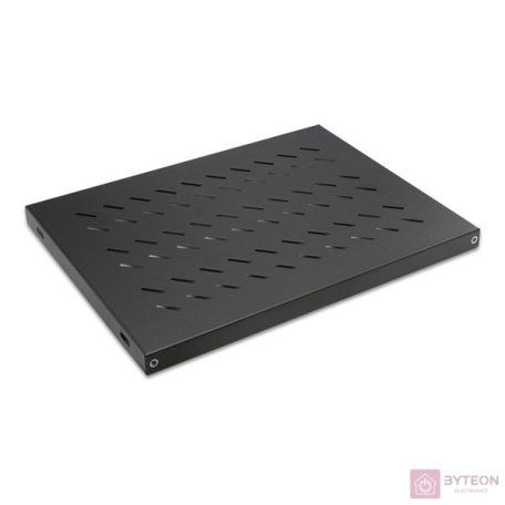 Lande LN-RAF-SBT-D600-BL-UNV 19" Rack polc 1U Fekete