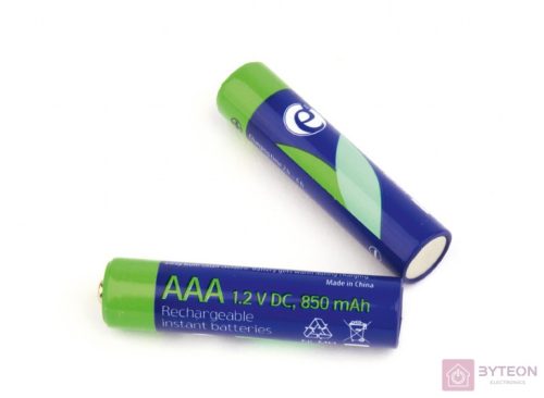 Gembird EG-BA-AAA8R-01 850mAh AAA Újratölthető ceruzaelem (2db/csomag)