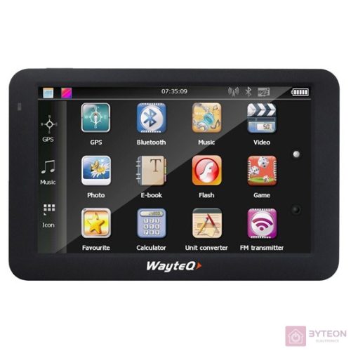 Wayteq X985BT 8GB - Fekete