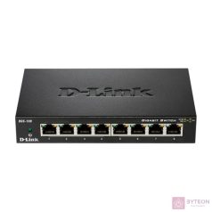   D-Link DES-108/E 8port  [ 10/100/1000 Mbit, asztali és rackbe is ]