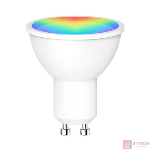 Denver LED okos izzó 5W 300lm 2700K GU10 - RGB