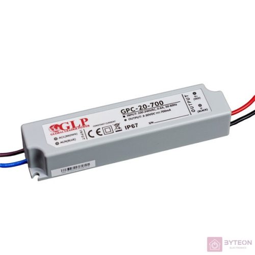 GLP 19.6W LED tápegység (GPC-20-700)