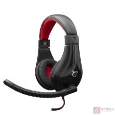 White Shark GH-2040 SERVAL Gaming Headset Fekete/Piros