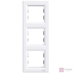  Schneider ASFORA Villanykapcsoló Keret függőleges 3-as fehér