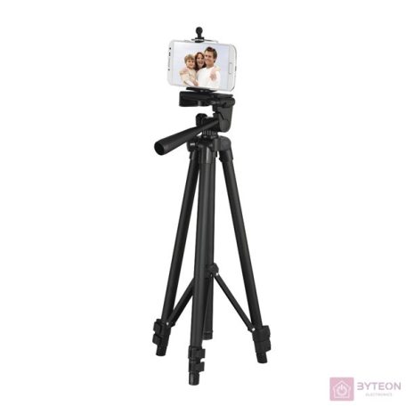 Hama 4640 Okostelefon állvány (Tripod) távkioldóval - Fekete