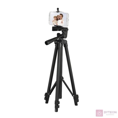 Hama 4640 Okostelefon állvány (Tripod) távkioldóval - Fekete