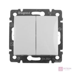   Legrand 774408 Valena Life Beltéri kettős fali villanykapcsoló