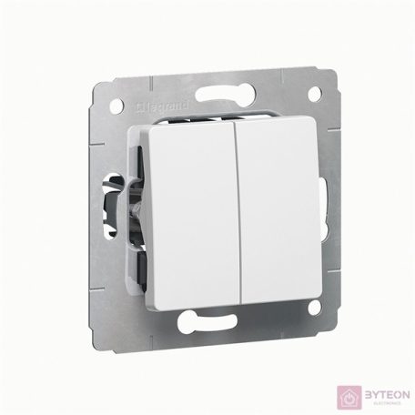 Legrand 773608 Cariva Beltéri kettős fali villanykapcsoló