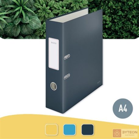 Leitz Cosy Soft Touch A4 karton 80 mm 180° Iratrendező - Bársonyszürke
