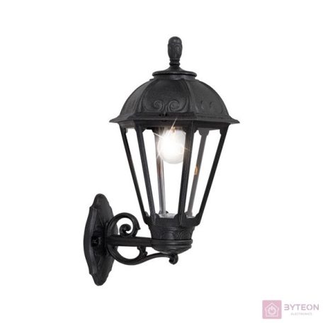 Fumagalli BISSO/SALEM E27 fekete kültéri falilámpa