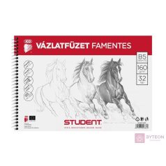 ICO Student B5 famentes vázlatfüzet