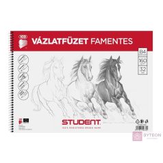 ICO Student B4 famentes vázlatfüzet