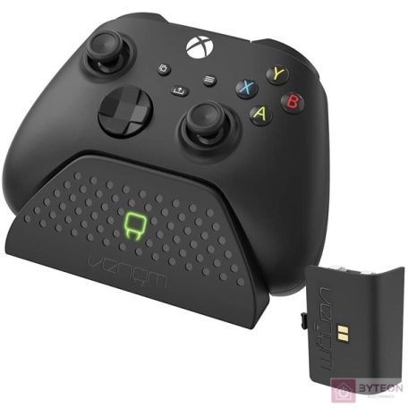 Venom VS2880 Xbox Series X/S Fekete Töltőállomás + 1 db Akkumulátor