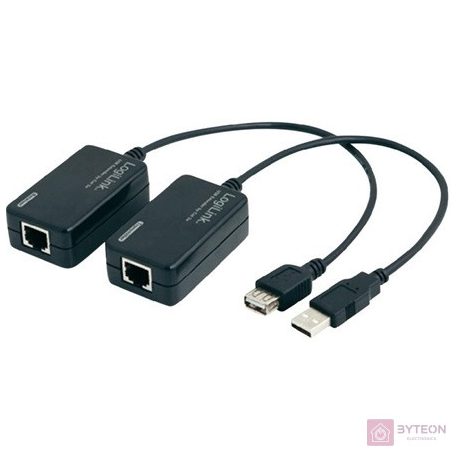 RJ45 CAT5/6 - USB A - Logilink