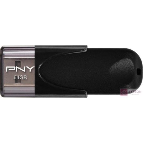 PNY Attaché 4 64GB [USB2.0] - Fekete