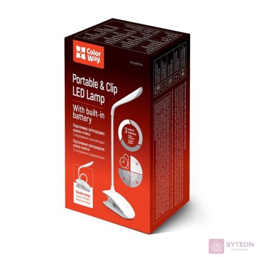 ColorWay CW-DL04FCB-W Asztali LED lámpa