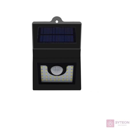 IRIS MSL-018CW-BB-28LED napelemes mozgásérzékelő reflektor - Fekete