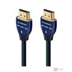   AudioQuest Blueberry HDMI 2.1 - HDMI 2.1 kábel 1.0m Fekete/Kék